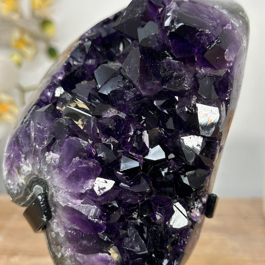 A+ Grade Deep Purple Amethyst Cluster - MWS2055