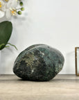 Natural Amethyst Geode with Green Jasper Shell & Calcite Inclusions - STGE0024