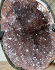 Stunning Rainbow Amethyst Crystal Geode - MWS1877