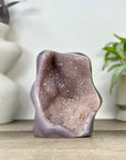 Natural Amethyst, Agate & Jasper Art Statement Piece for Home Decor - CBP1392
