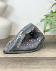 Blue Agate & Amethyst Natural Geode - STGE0036