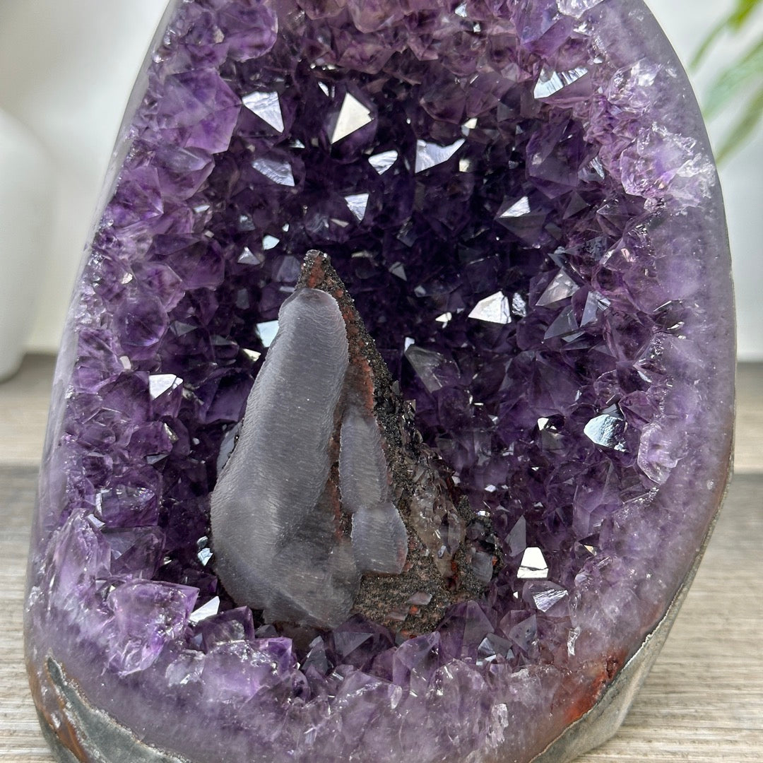 Amethyst &amp; Agate Stone Arte Piece for Decor - CBP1390