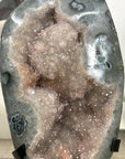 Natural Sugar Quartz Specimen on Metal Stand - MWS3197