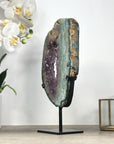 Unique Jasper & Amethyst Portal, Stand Included - MWS2325