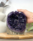 Large Deep Purple Amethyst Cathedral Geode - CBP1305