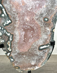 Beautiful Natural Large Quartz Crystal Slice, Stand included - MWS2331