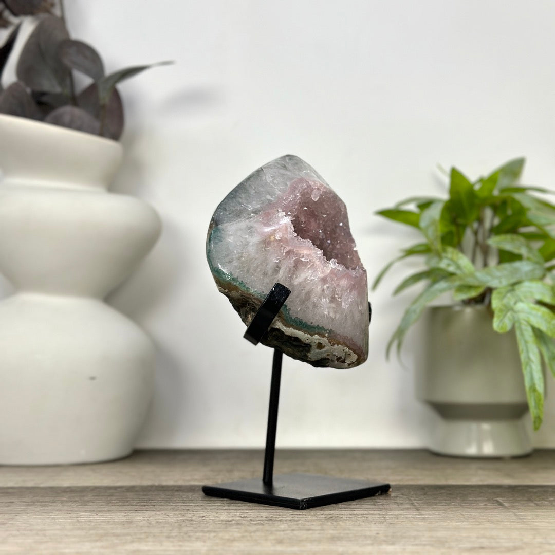 Pink Tone Amethyst Geode - MWS3373