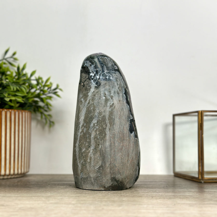 Large Natural Amethyst Cathedral with Polished Edges - CBP1187