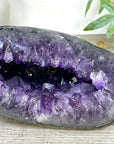Large Amethyst Stone Geode with Polished agate Shell - STGE0085