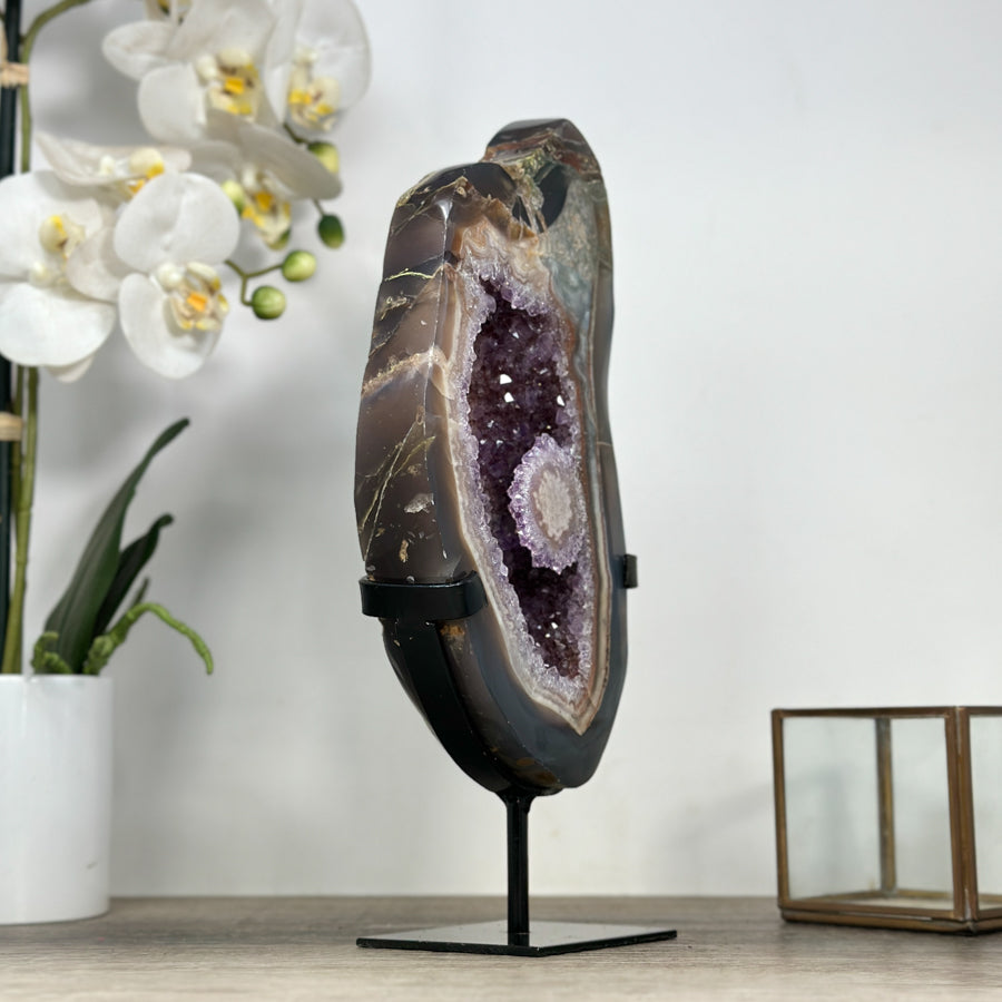 Rare Amethyst, Agate &amp; Jasper Stone Portal - MWS2115