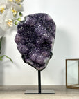Natural Uruguayan Amethyst Cluster with Stalactite Formations - MWS2557
