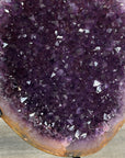 Natural Amethyst Geode with Stunning Quartz Shell - MWS2456