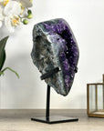 Deep Purple Natural Amethyst Geode - MWS2262