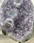Natural Amethyst Crystal with Stalactite Eyes Formations - MWS3294