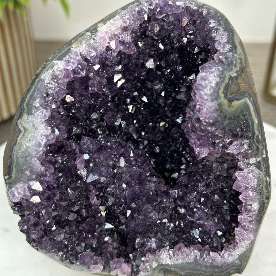 Amethyst Crystal Geode with Cut Base - CBP1167
