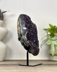 Uruguayan Amethyst Crystal statement piece with Green Jasper Shell - MWS3357