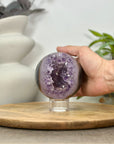 Natural Amethyst & Agate Sphere Geode - SPH0155