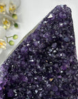 Large Amethyst Geode with Jasper Shell – Deep Purple Crystal Statement Piece - MWS2397