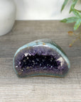 Uruguayan Amethyst geode with Jasper Shell - STGE0073