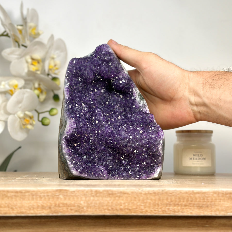 Large Amethyst Cathedral with Stalactite Formations - CBP1139