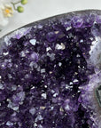 Stunning Natural Amethyst Geode with White Calcite Inclusions - MWS1741
