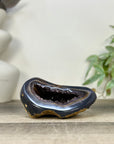 Blue Agate & Amethyst Natural Geode - STGE0074