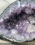 Natural Amethyst Geode with Calcite Crystal Foramtion - STGE0043