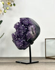 Amethyst Crystal Cluster with Deep Purple Hue – Natural Geode Display Piece - MWS2795