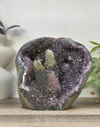 Unique Natural Amethyst Geode with Collection Grade Calcite Specimen - CBP1421