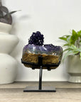 Natural Top Grade Amethyst Stalctite on Stand - MWS3372
