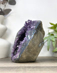Natural Amethyst GEode with Calcite Crystal Inclusion - CBP1426