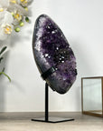 Unique Large Amethyst Cluster with Black Hematite Formation - MWS2529