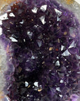 Large Natural Amethyst Geode with Quartz Shell – Deep Purple and Shiny Crystals - MWS2392
