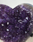 Stunning Amethyst & Agate Stone Heart - HST0280