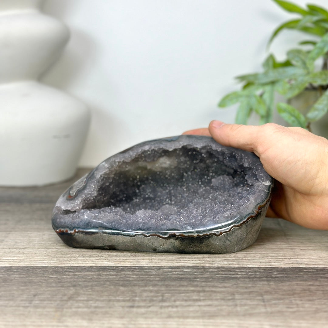 Natural Sugar Quartz Geode - STGE0038