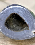 Blue Banded Agatae Stone Geode - STGE0097