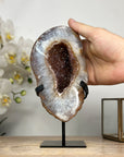 Natural Yellow Quartz Geode Specimen - MWS1979