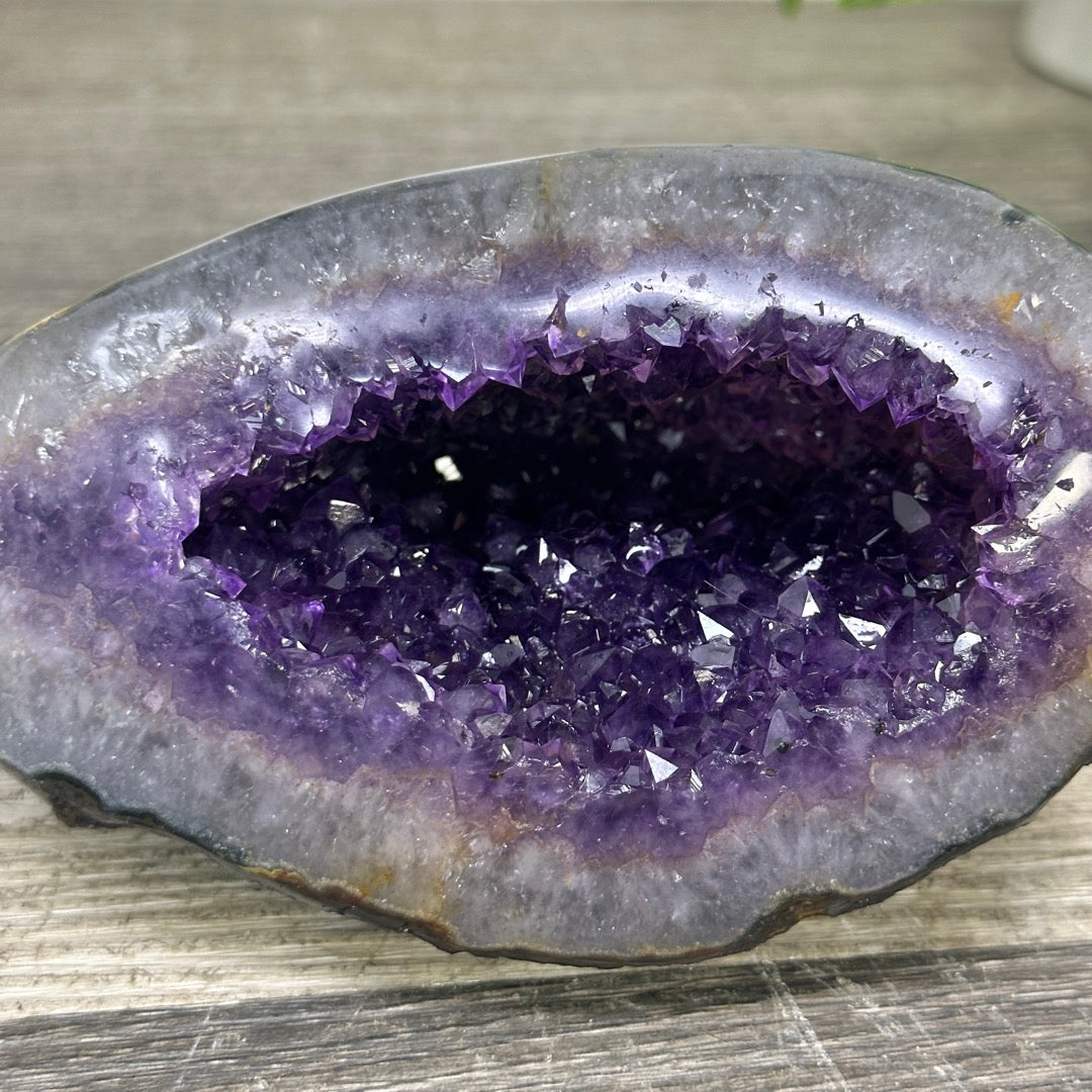 Polished Amethyst Geode from Uruguay - STGE0032