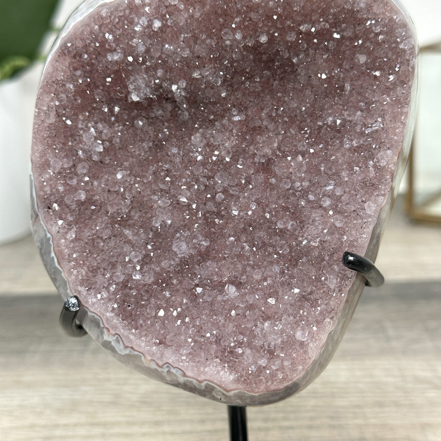 Natural Pink Amethyst Cluster Formation - MWS2880