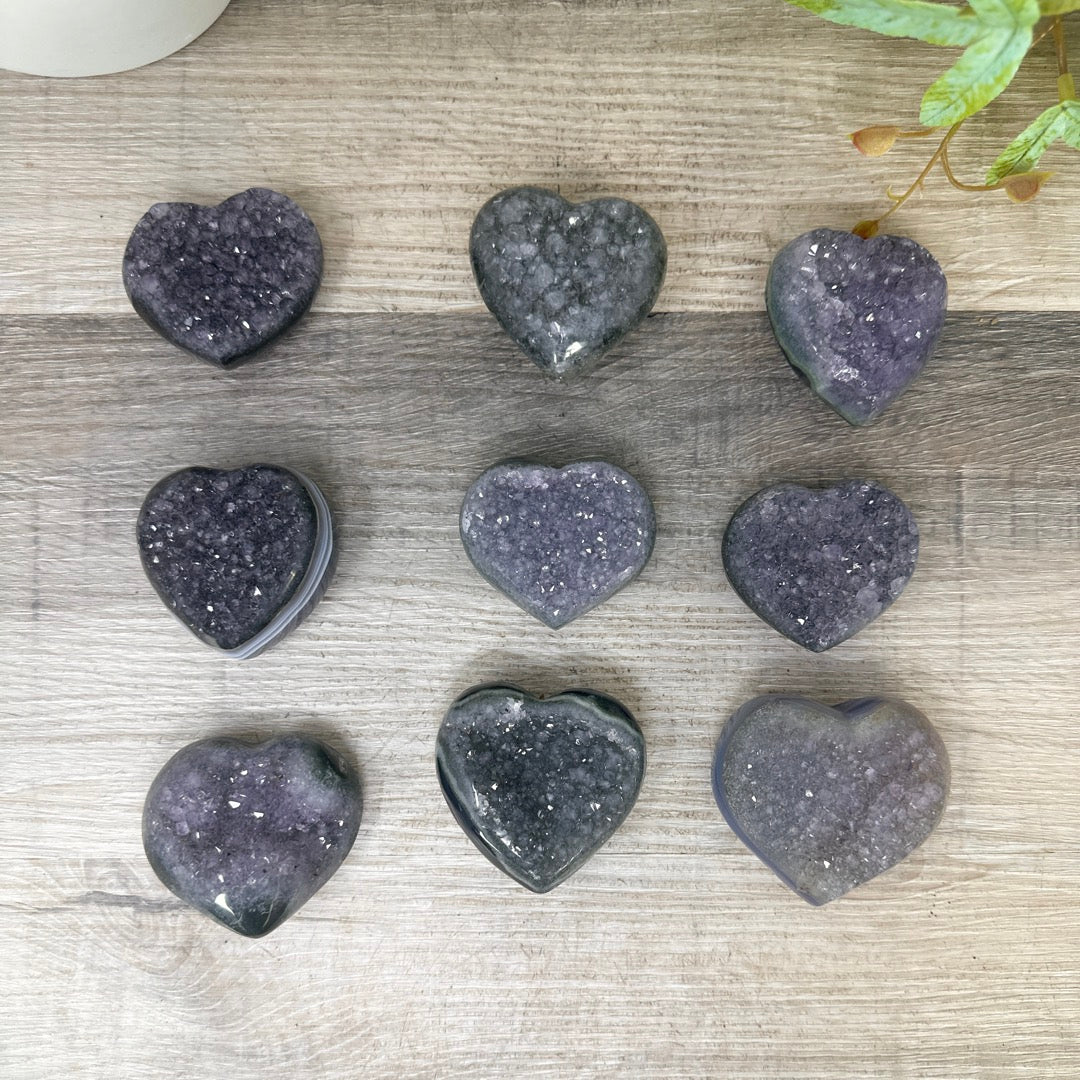 Mixed Minerals Hearts Set - MHLT0357