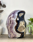 Uruguayan Amethyst & Agate Polished Statement Piece - CBP1432