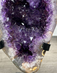 Natural Top Quality Amethyst Geode on Metal Stand - MWS3021