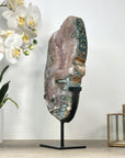 Large Quartz & Agata Stone Slice - MWS2328