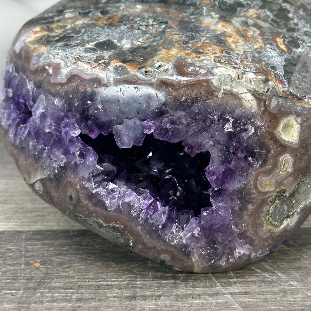 Large Natural Uruguayan Amethyst Geode with Large Crystals - STGE0050