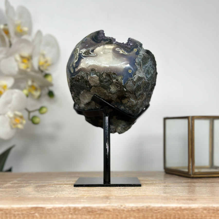 Stunning Natural Galaxy Amethyst Specimen with Beautiful Stalactites - MWS1888