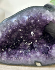 Natural Amethyst Geode with Calcite Inclusion from Uruguay - STGE0064