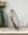 Large Quartz & Agate Stone Tray for Home Decor - SLC0017