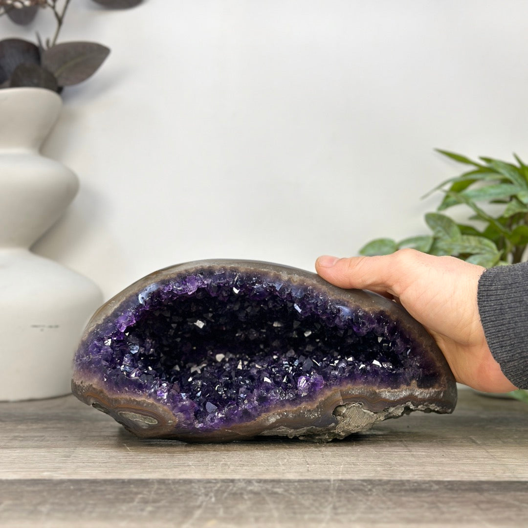 Top Quality Natural Amethyst Geode for Home Decor - STGE0068