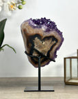 Natural Uruguayan Amethyst Crystal Formation with Stand - MWS2251
