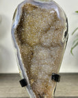Natural Agate Geode with Beautiful Quartz Crystal Interior - MWS3341